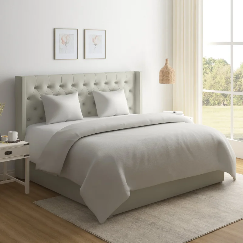 بونتو طقم غطاء لحاف ساتان إمبراطوري  خيط مريح إيطالي  قطع